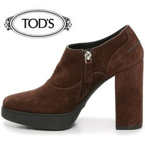 Tod's Suede Ankle Boot Size 8 Or 38